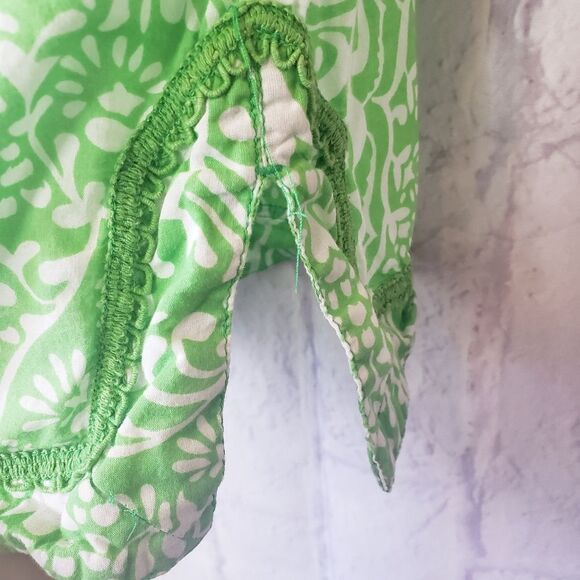 BANANA REPUBLIC FACTORY Tunic Coverup XL Lime & White - Picture 5 of 7